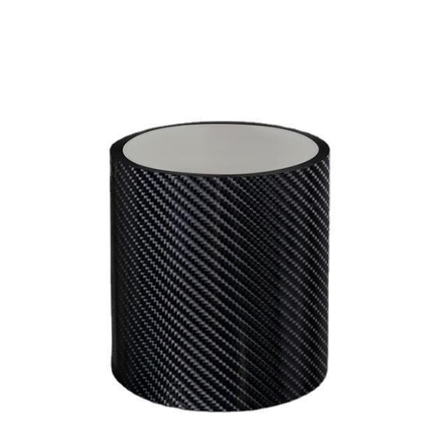 

Накладка на порог автомобиля с рисунком из углеродного волокна 5D, накладка против столкновений, наклейка против наступления, защитная наклейка, модифицированная педаль приветствия 10M length