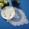 Premium lace Oval Christmas flower Embroidery table cloth cover wedding party tablecloth kitchen Table decoration and accessories