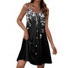 Vestiti Estivi Da Donna Spallina Sottile Abbottonato Casual Prendisole Copricostume Da Spiaggia Con Tasche