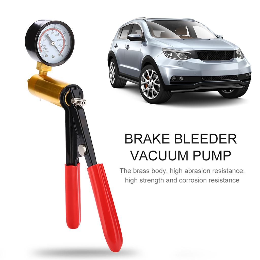 Brake Bleeder Vacuum Pump Vacuum Tester Brake Bleeding Tool Kit for Car Motorcycle