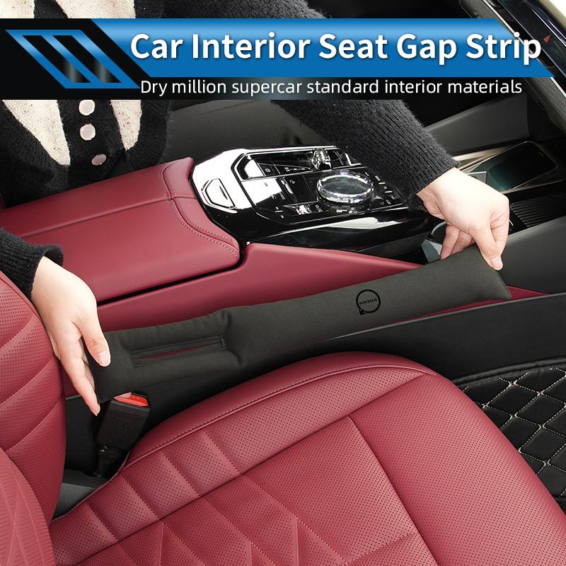 Suede Car Interior Seat Gap Plug Filler Sealing Strip For Volvo XC90 XC60 T6 S60 XC40 V40 XC70 V70 V60 V50 S80 S40 AWD V90 S90