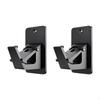 2x Curtain Rod Brackets Holder Supports Drapery Office Easy To Install Hooks Hangers for House
