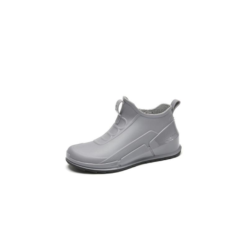 Fashion women's rain shoes comfortable and non-slip women's rain boots lightweight low-top women's rubber shoes flat water shoes