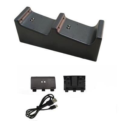 USB Charging Station with Dock + Battery for Xbox One Series X Controller