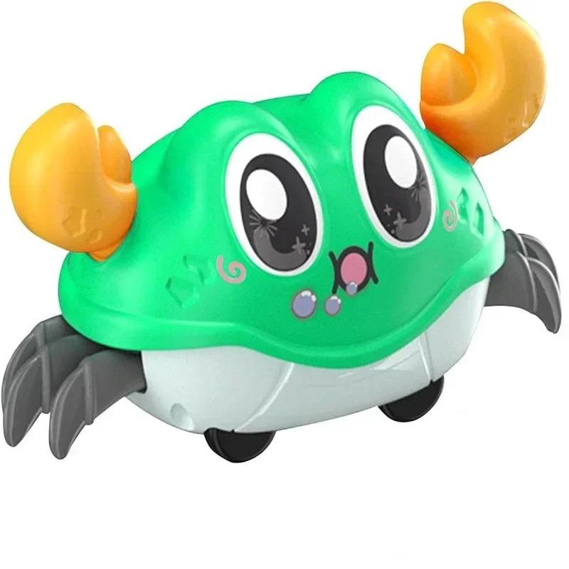Crawling Crab Baby Sensory Inertial Toys Infant Learning Crawl Walking Cartoon Cute Montessori Toy for Kids Children Gifts