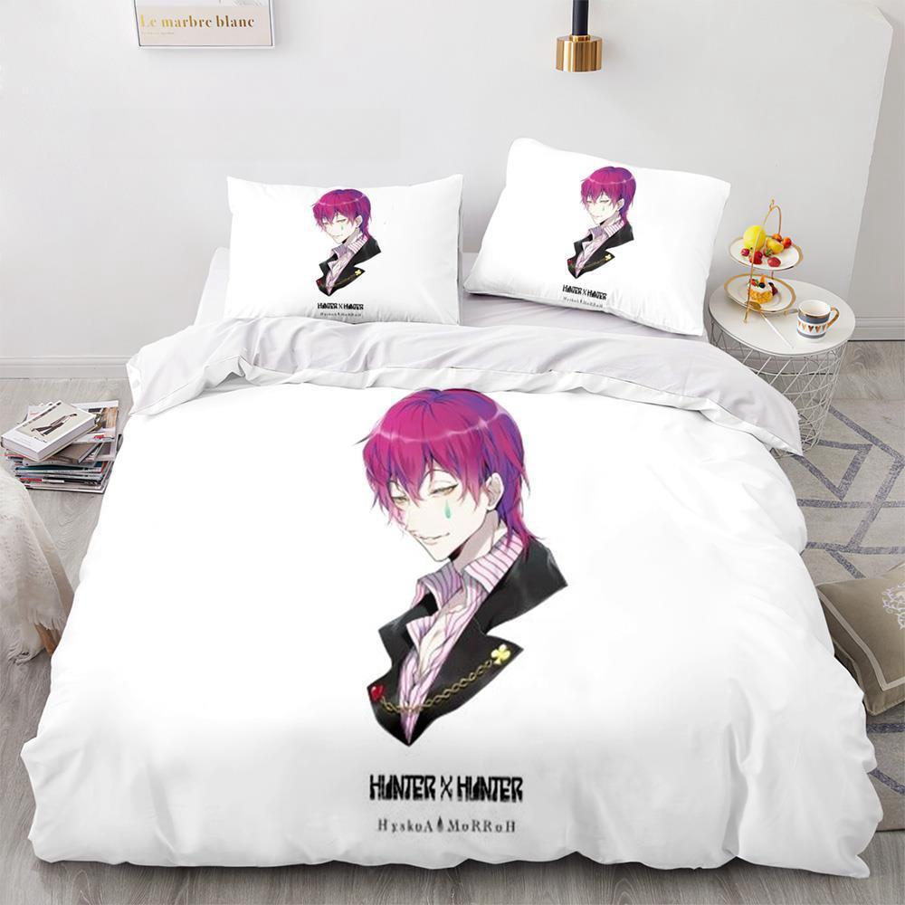 Hunter × Hunter Bedding Set Single Twin Full Queen King Size Bed Set Adult Kid Bedroom Duvet cover Sets 3D Print Anime Bed Sheet