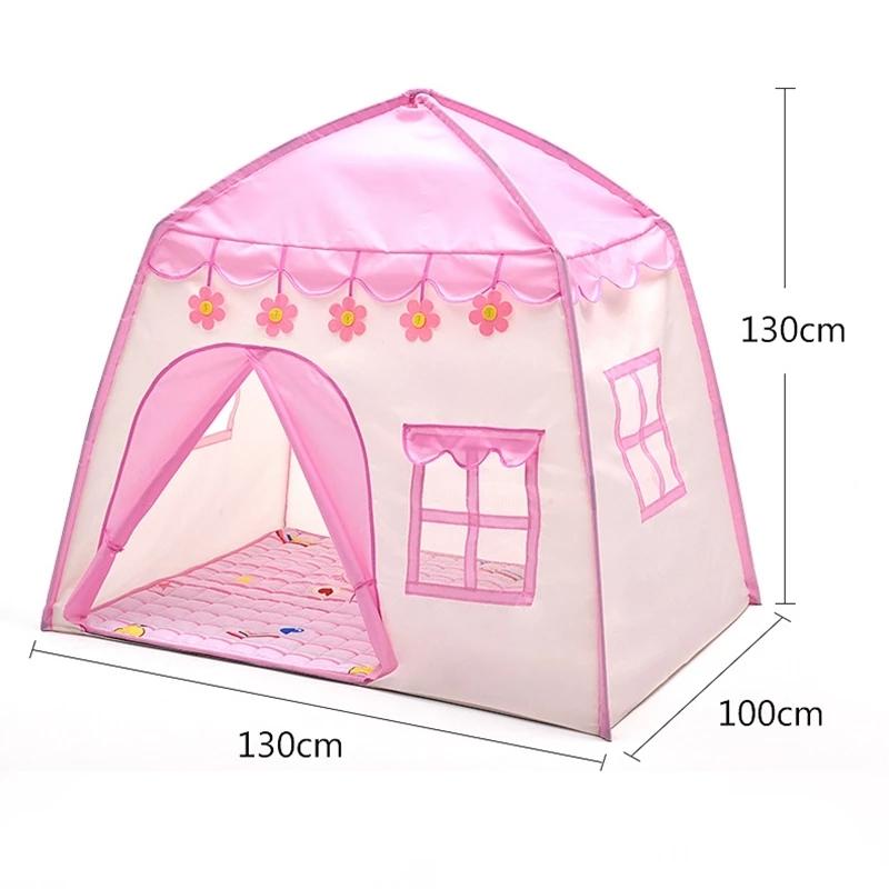Tragbares Kinderspielzeughaus für Kinder im Innenbereich, Prinzessinnenzelt, für Mädchen, Jungen, Babyheim, faltbares Spielhaus