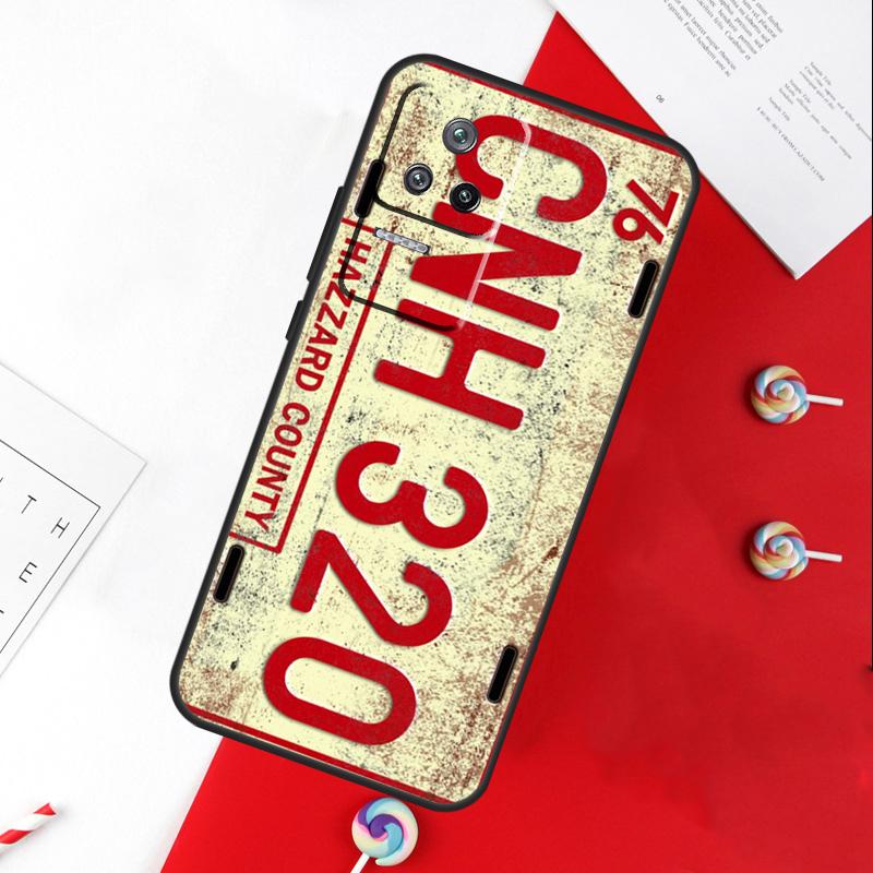 License Plate Number Cover For Xiaomi 13T 11T 12T 14T Pro 13 14 15 Ultra POCO X7 Pro X3 X5 X6 F5 F6 M6 Pro Case
