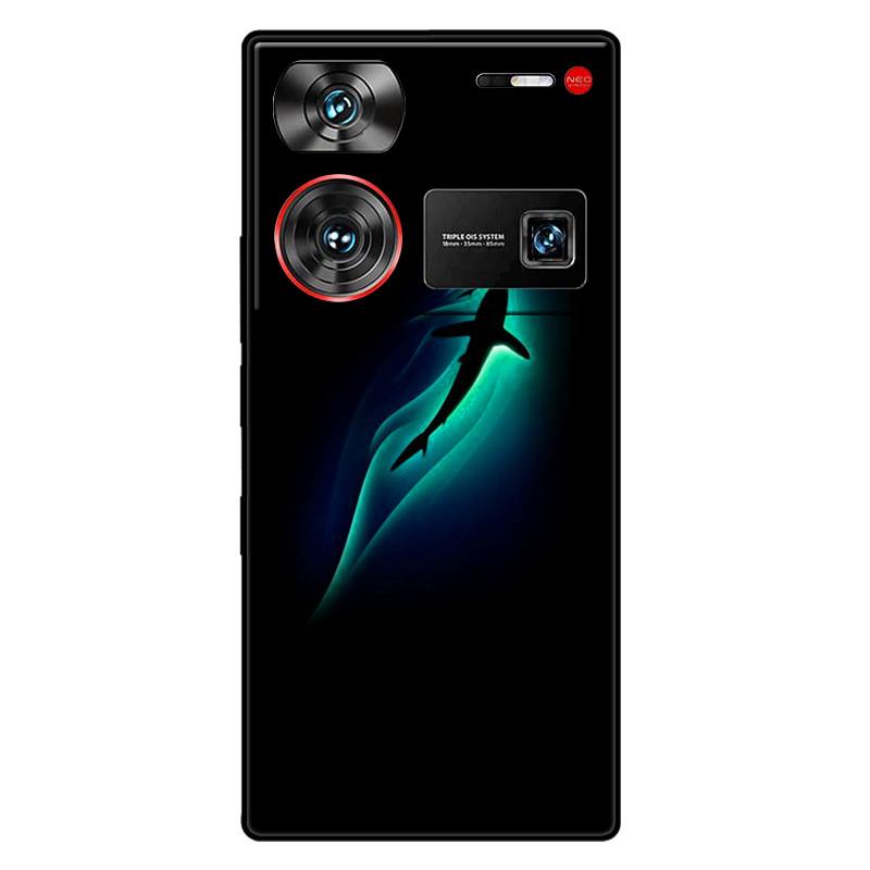 For ZTE Nubia Z60 Ultra 5G Case Silicon Fashion Space Wolf TPU Painted Coque Funda for Nubia Z60Ultra 5G NX721J Cover Protective