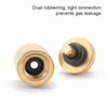 5 Pack 5 Pack Fuel Canister Filling Nozzle Connectors Portable Brass Refill Adapters  Travel