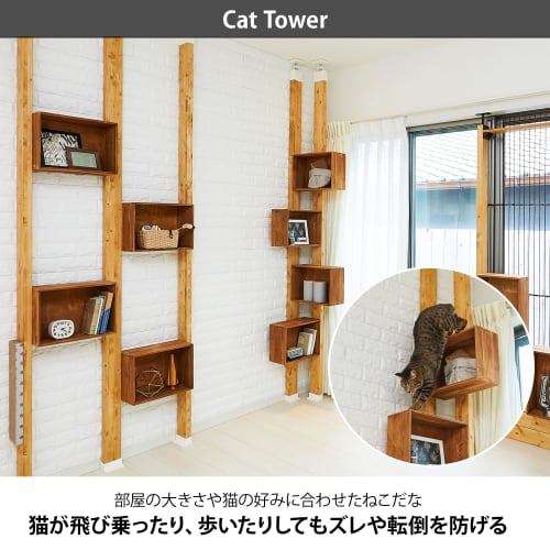 Heian Shindo Kogyo LABRICO DIY Storage Parts 2x4 Adjuster, Heavy-Duty Type, Bronze, Maximum Load Capacity 40kg, EXB-1