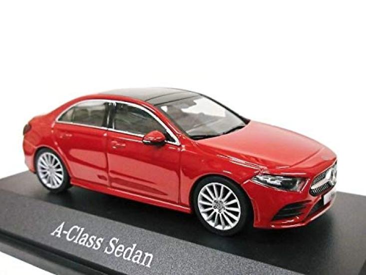 Zakázkový měřítkový sedan 2019 W177 Mercedes-Benz 1/43 Mercedes-Benz třídy A (Červené)