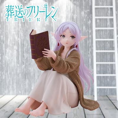 12CM  Frieren Beyond Journey's End Anime Figure Desktop Cute Night-suit Frieren Action Figure Model Doll Toy Gift