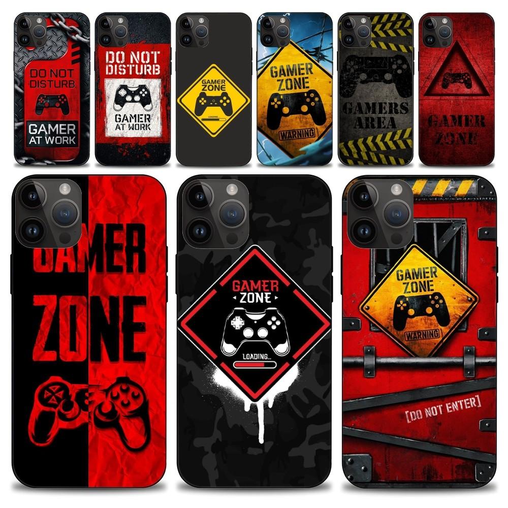 

Game console Gamer Zone Phone Case iphone15 14 13 12 11 Pro Max Mini X 7 8 Soft Case