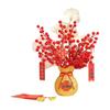 Resin Lucky Bag Vase Ornament Set
