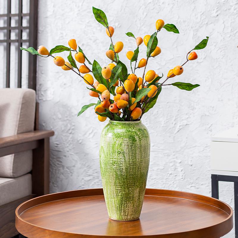 Nordic Ceramic Luxury Vase for Living Room - Minimalist Flower Arrangement Decor