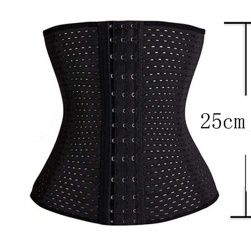 Corset Women Waist Trainer Body Shaper Cincher Shapewear Plus Size Tummy Control Zipper Vest Waist Support Fitness Sports Girdle