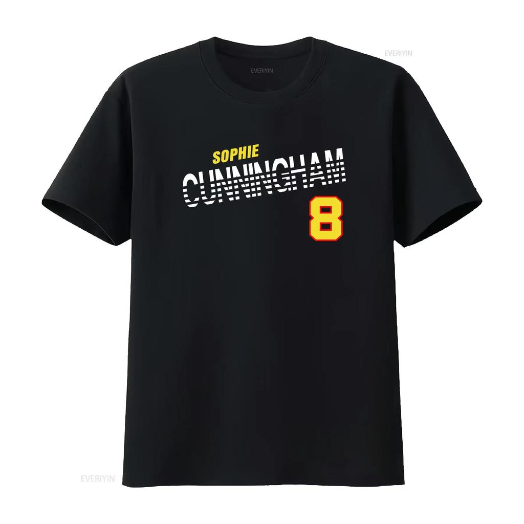Sophie Cunningham 8 Favorite Player Fan T Shirt Perfect for Sports Enthusiasts Vintage Washed Graphic Stretched Casual