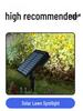 Dual Solar LED Lawn Spotlights with Light Control for Outdoor Gardens