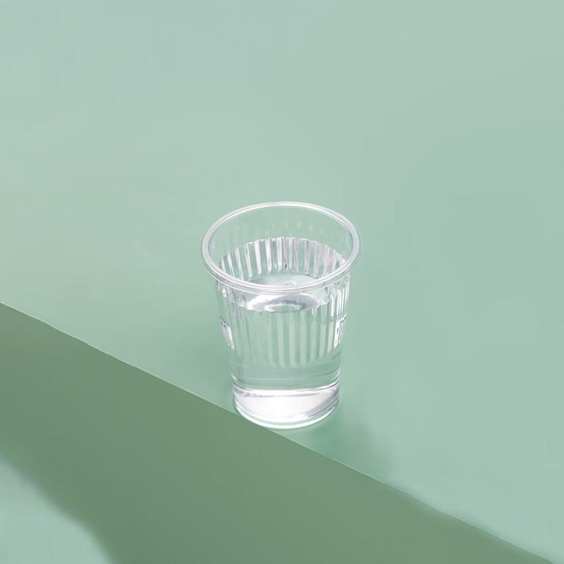 CHAHUA Thickened PP Transparent Disposable Cups 210ML