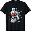 Wear Cool Space Astronaut Rock & Roll Music Guitar Graphic T-Shirt