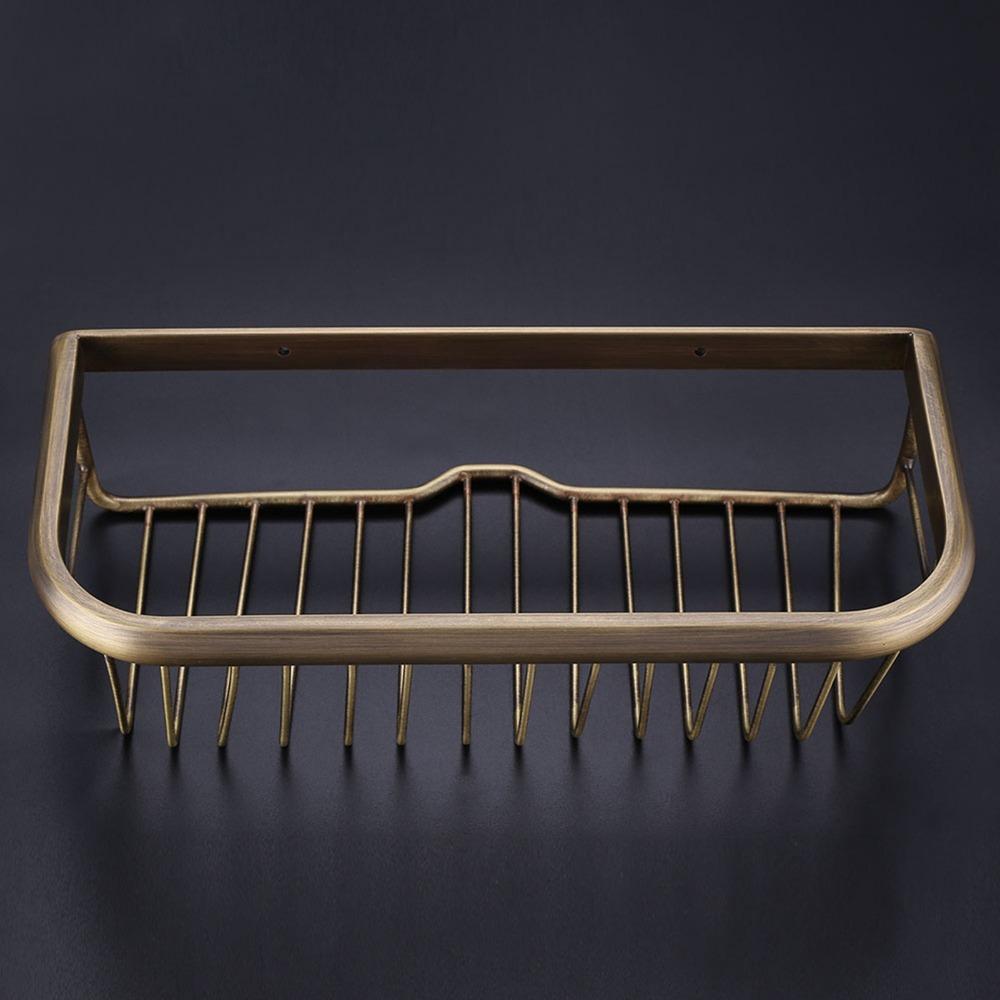 Wall Mount Shower Caddy Basket Shampoo Storage Holder  Bathroom Shower Washroom Restroom Kitchen