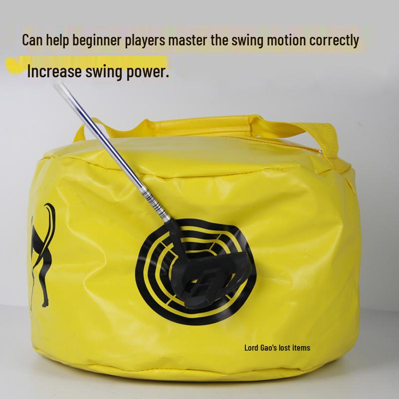 Portable Golf Swing Practice Bag for Beginners - Indoor & Outdoor Use