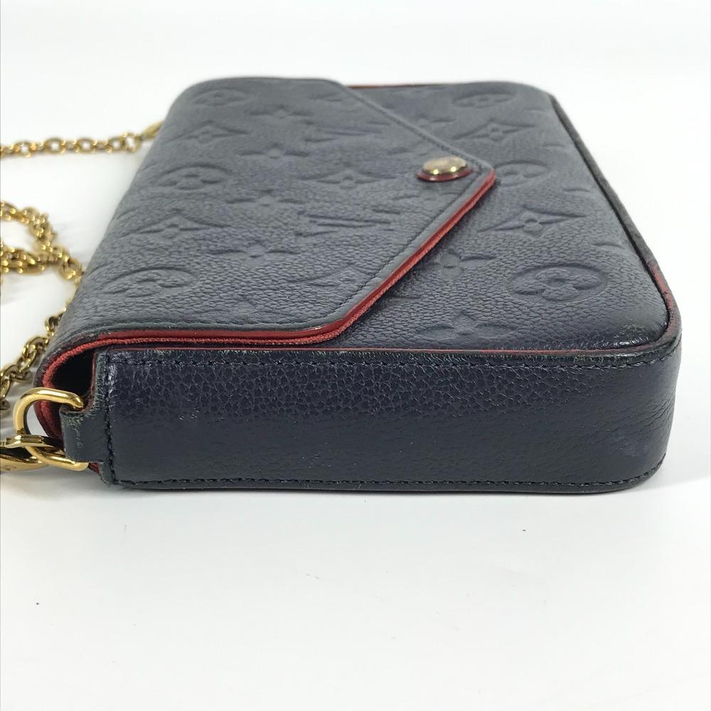 Louis Vuitton M64099 MonogramEmpreinte Pochette-Felicie Crossbody Long Wallet