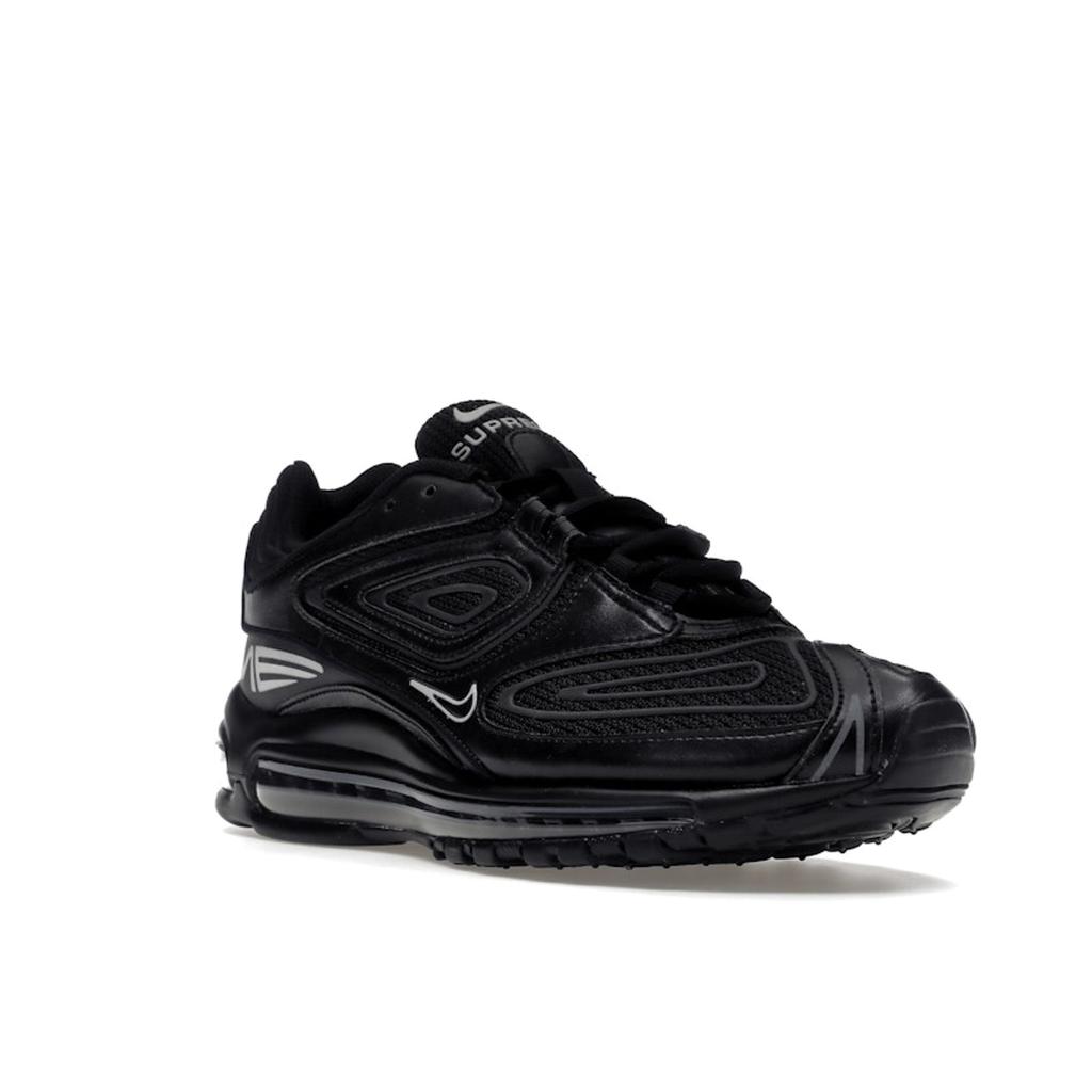 Tênis Masculino Supreme x Nike Air Max 98 TL SP Preto Prateado Metálico DR1033-001