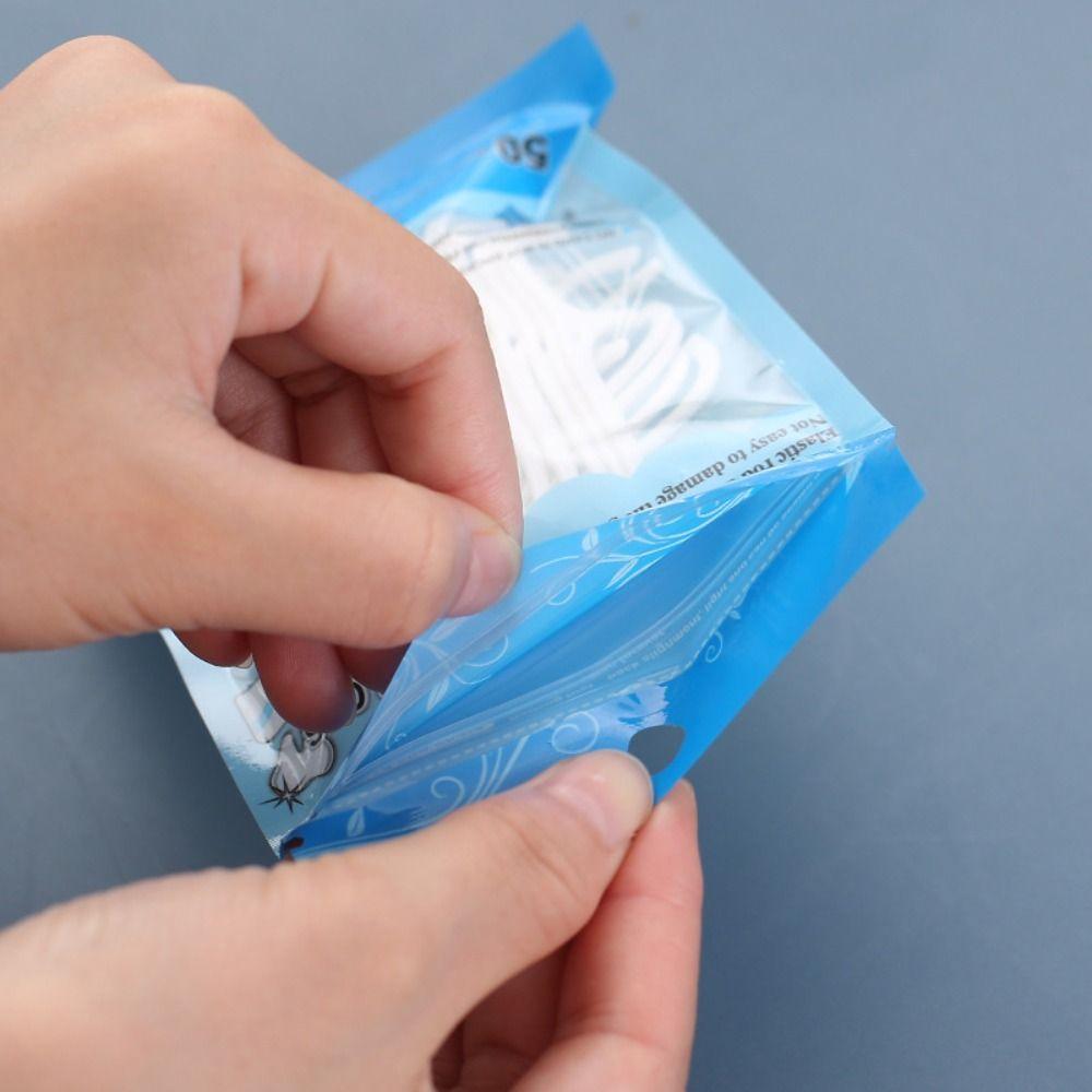 50/100 Pcs/Bag Flat Dental Floss Disposable Double Head Floss Family Pack Oral Hygiene Care Tooth Cleaning Interdental Brush