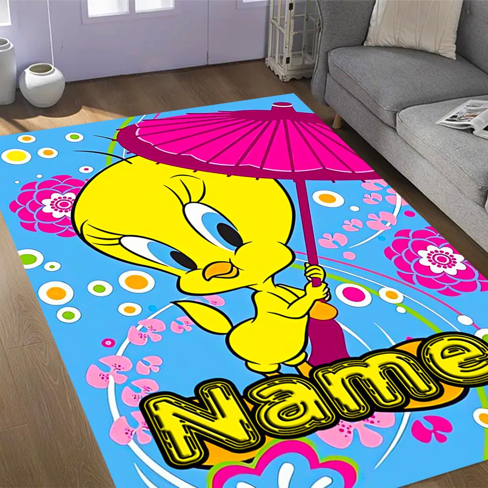 Looney Road Runner Adventure Customize Your Name Carpet Suitable for Decorate room Living Rooms Foyer Dormitory Anti-slip Rug Office home decor Spirit