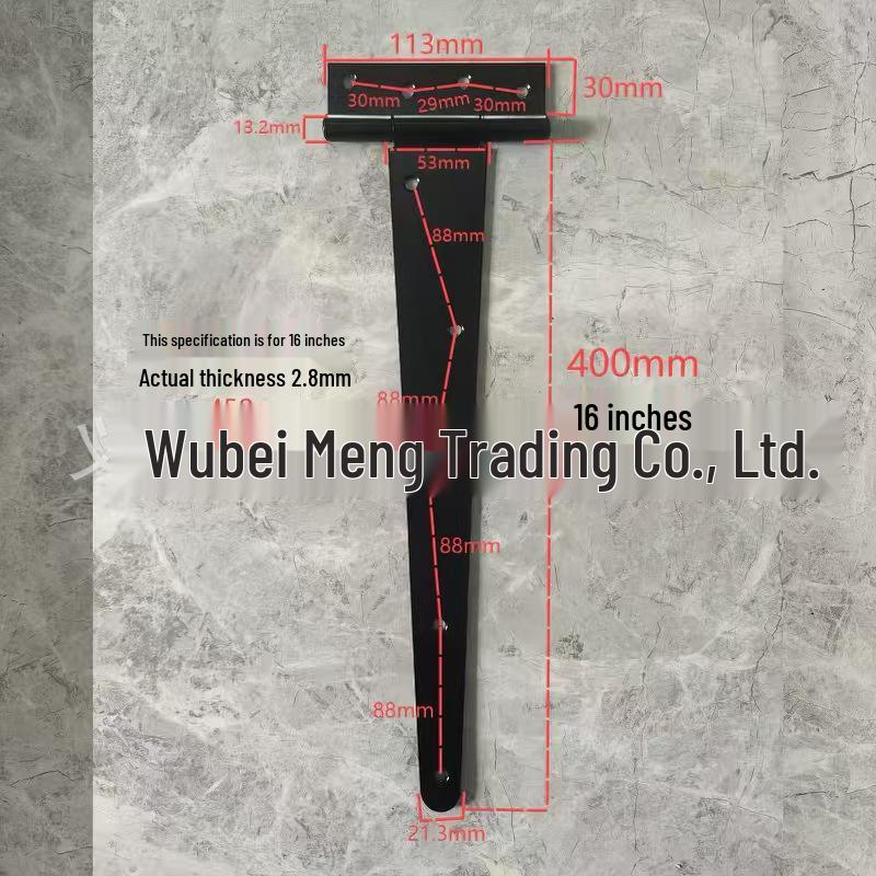 T-Hinge Shed Door Hardware: T-Type Hinge for Wooden Fence & Barn Door