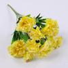 1 Bouquet Carnation,Outdoor UV Resistant No Fade Artificial Flower,Carnation Silk Forever Flowers For Home Party Wedding Decor