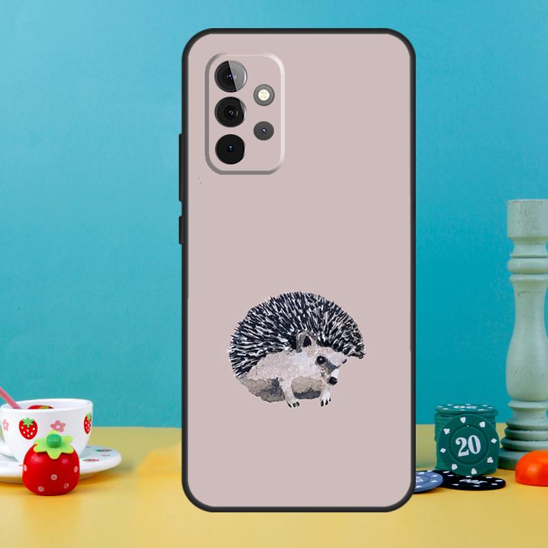 Süßes Igel-Case für Samsung Galaxy A25 A54 A34 A14 A52 A32 A12 A13 A33 A53 A15 A16 A36 A56 A26 A05 A35 A55
