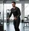 Trockener Motorrad-Basisschicht Radfahren Fitnessstudio Fitness Kompressions-Unteranzug Rash Guard