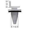 Interior Clip Genuine 10 Pieces Side Sill Garnish Clip for