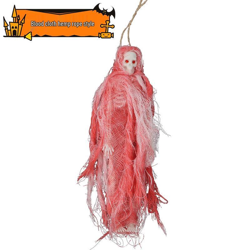

Halloween Skull & Multi-Color Hanging Ghost Decorations for KTV Bar Solid Color