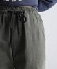 Jikeulib Warm Fleece-Lined Elastic Waist Pocket Cargo Stretch Cotton Pants