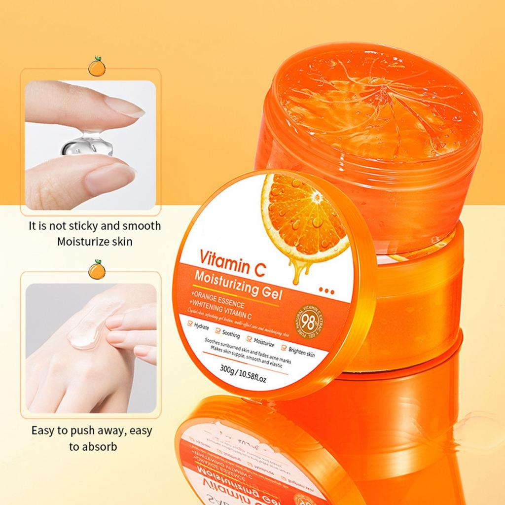 Aloe Moisturizing Gel Moisturizes And Beautifies Skin Tone Facial Suitable For The Face, It Is An Ideal Choice For Sunburn Dry
