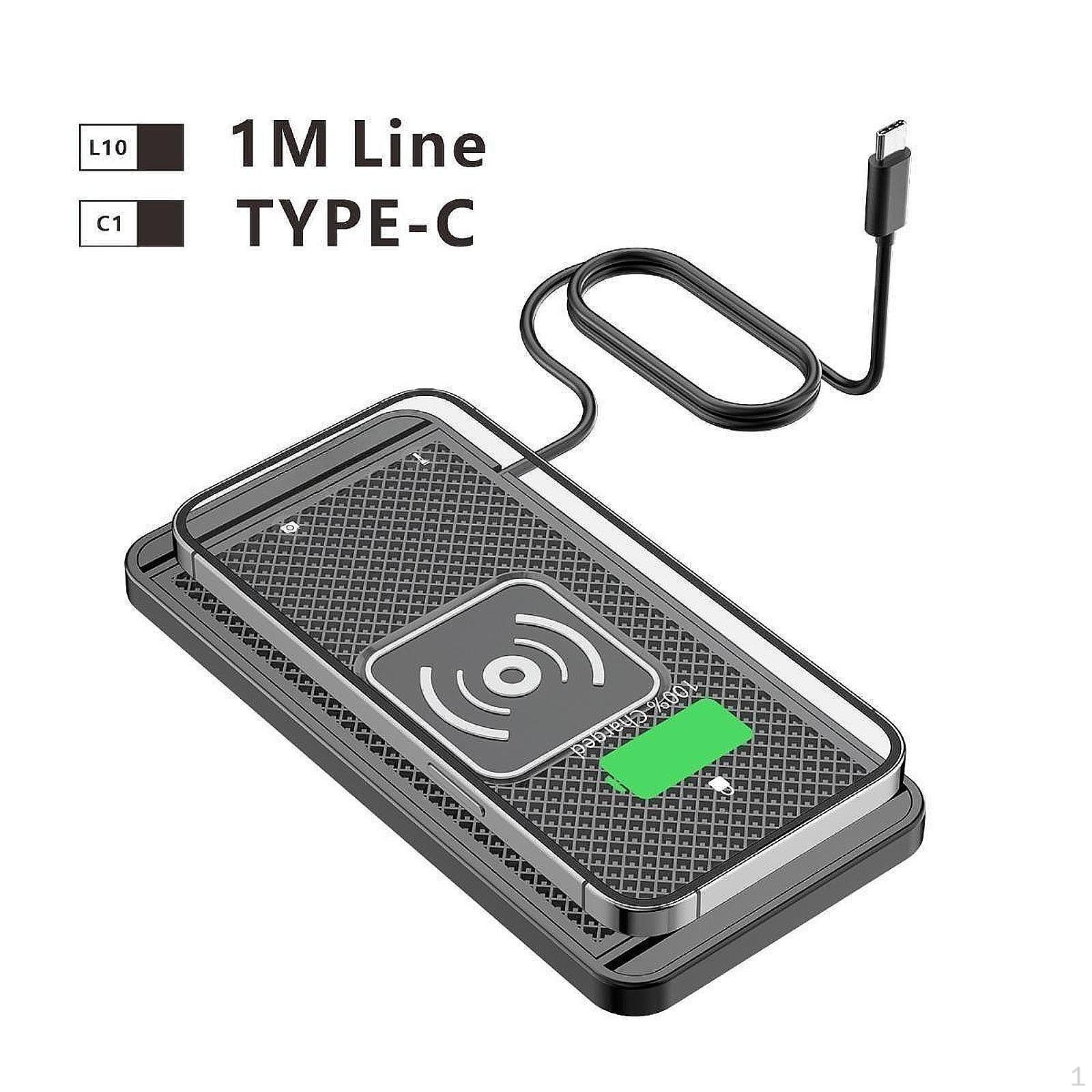 

Телефон Быстрая беспроводная зарядная станция Универсальная простая установка зарядной станции 0.3m Type C