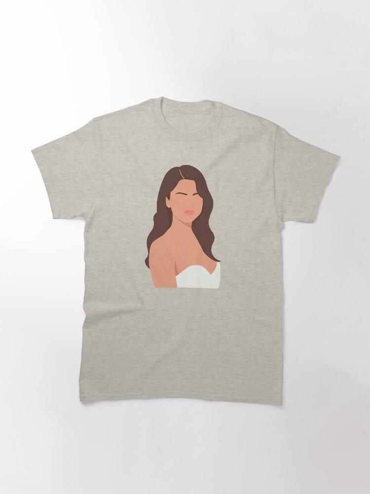 Selena Gomez Lineless Illustration Classic T-Shirt