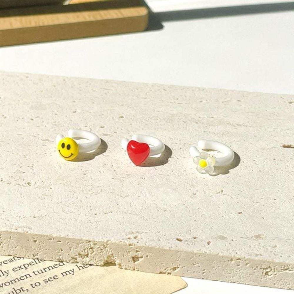 Ear Cuff Earring Set Fashion Accessory 3-piece Daily Earrings