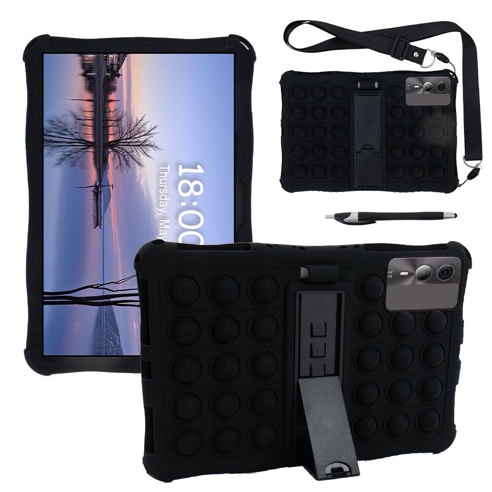 Weiche Bubble Stand Hülle für Blackview Tab 90 Wifi 2025 Schultergurt Schutz Kinder Tablet Hülle