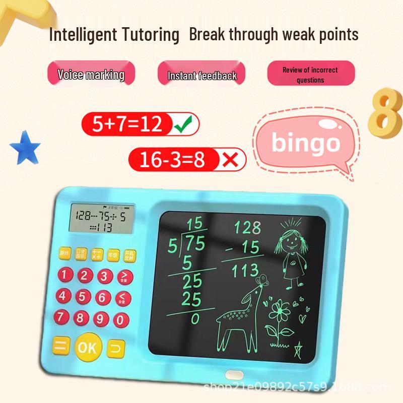 Children's Mental Arithmetic Trainer: LCD Writing & Drawing Board for Math Practice