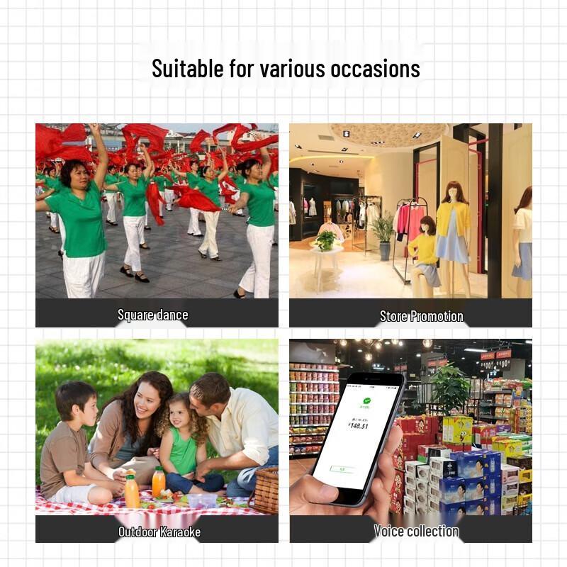 NEWMINE L23 Portable Bluetooth Karaoke Speaker