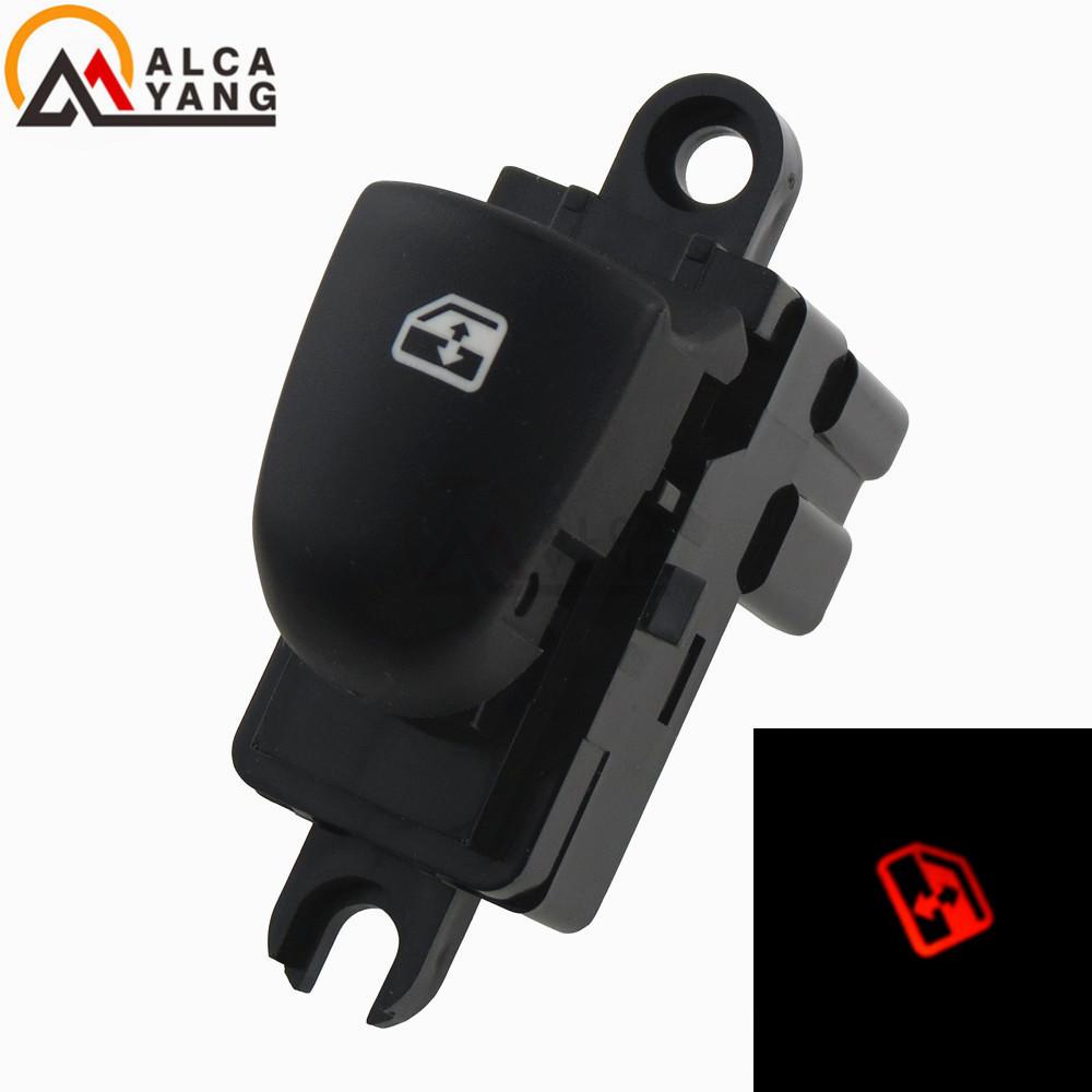 Commutateur de vitre passager unique automatique pour Nissan Qashqai J11/Altima/Sylphy/Tiida/X-Trail/Sentra Leaf JUKE Rogue Navara Rétroéclairage