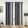 Orange Stripes Geometric Abstract Curtains for Bedroom Living Room Drapes Kitchen Children's Room Window Curtain Home Decor