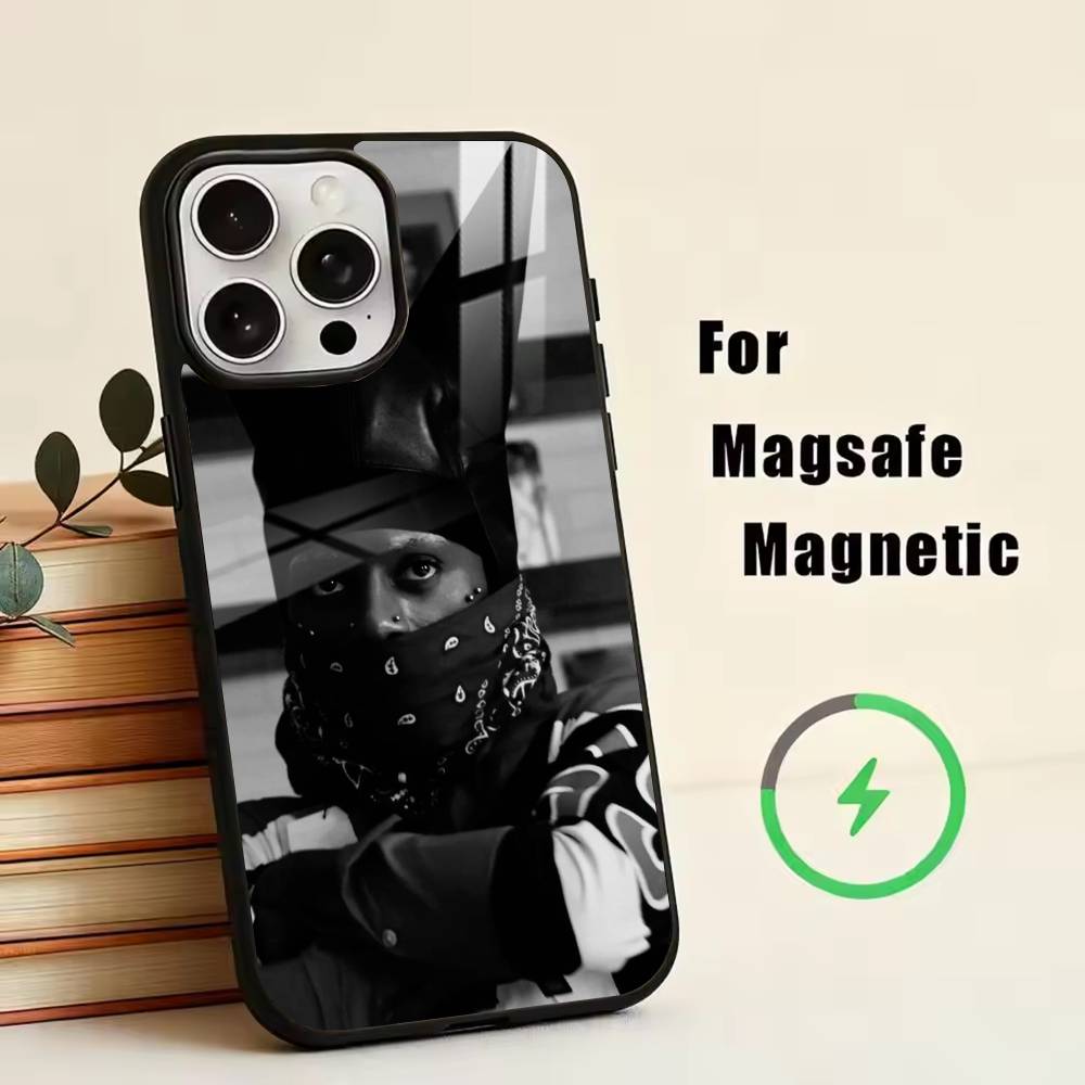 rage Playboi Carti Phone Case For iPhone17,16,15,14,13,12,11 Plus,Pro Magnetic For Magsafe Wireless Charging
