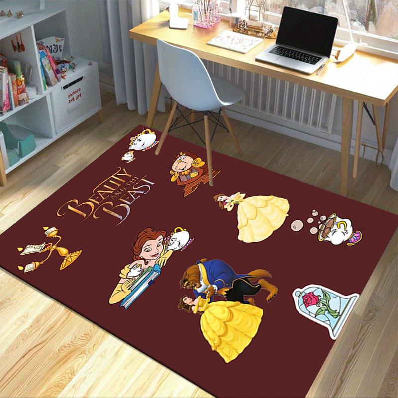 1pc. Beauty and The Beast Theme Rug - Perfect for Home Decor, Office Carpet, Outdoor Use, and Gift Ideas!z041412