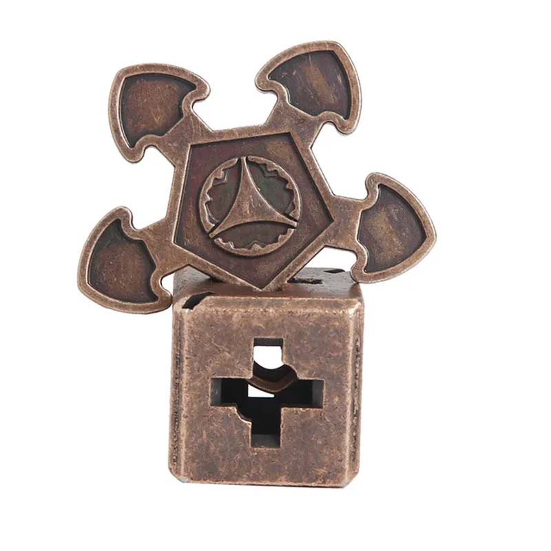Metal 3D Jigsaw Puzzle Solving Toys Puzzle Unlocking Ring Buckle Children Adult Puzzle Games Leisure Puzzle Games